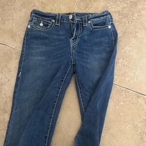 True Religious Women’s Dark Blue Stretch Slim Jeans